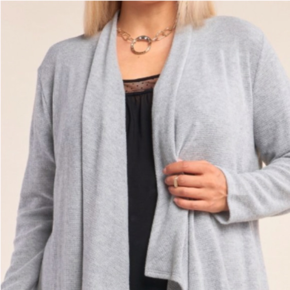 NEW Asymmetrical Lightweight Cardigan 2 Left πHost Pickπ - Picture 2 of 8